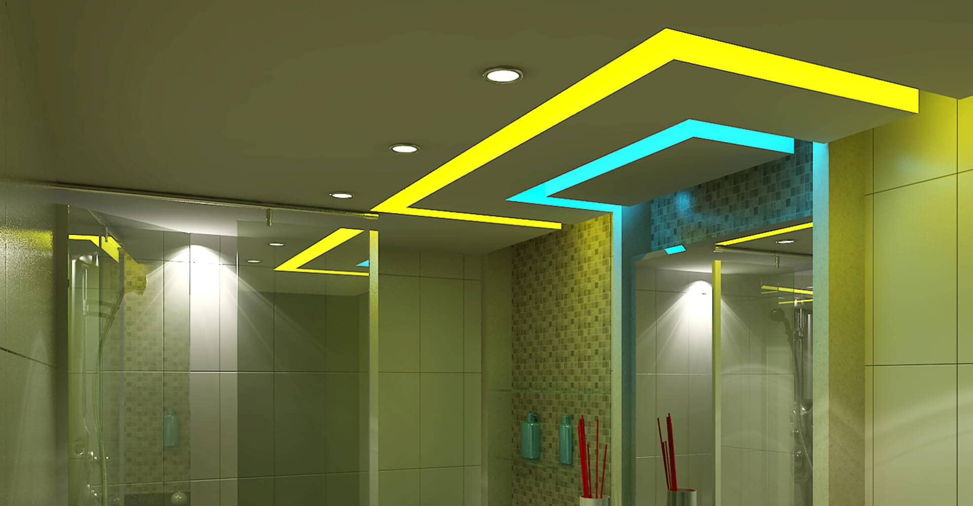 False Ceiling Design For Bathroom - HD Wallpaper 