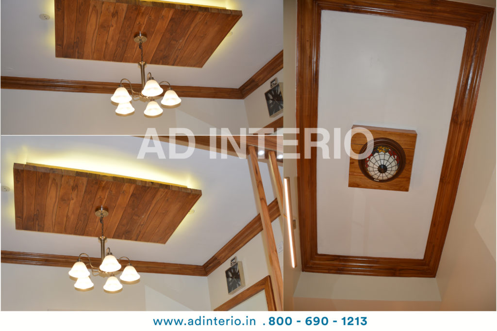 Teak Wood Finish Ceiling - HD Wallpaper 