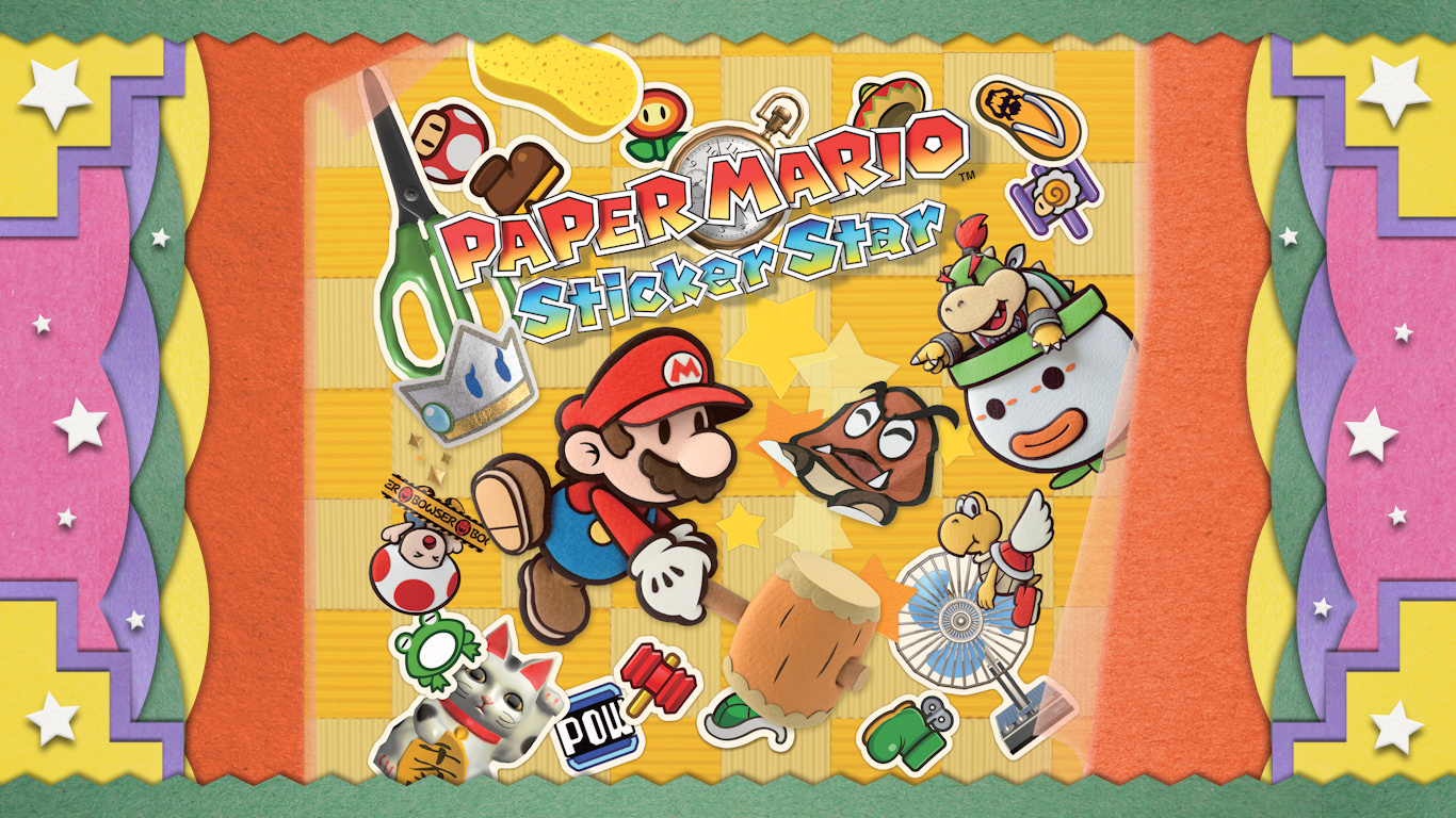 Paper Mario Sticker Star Wallpaper 2 Paper Mario Sticker - Paper Mario Sticker Star - HD Wallpaper 