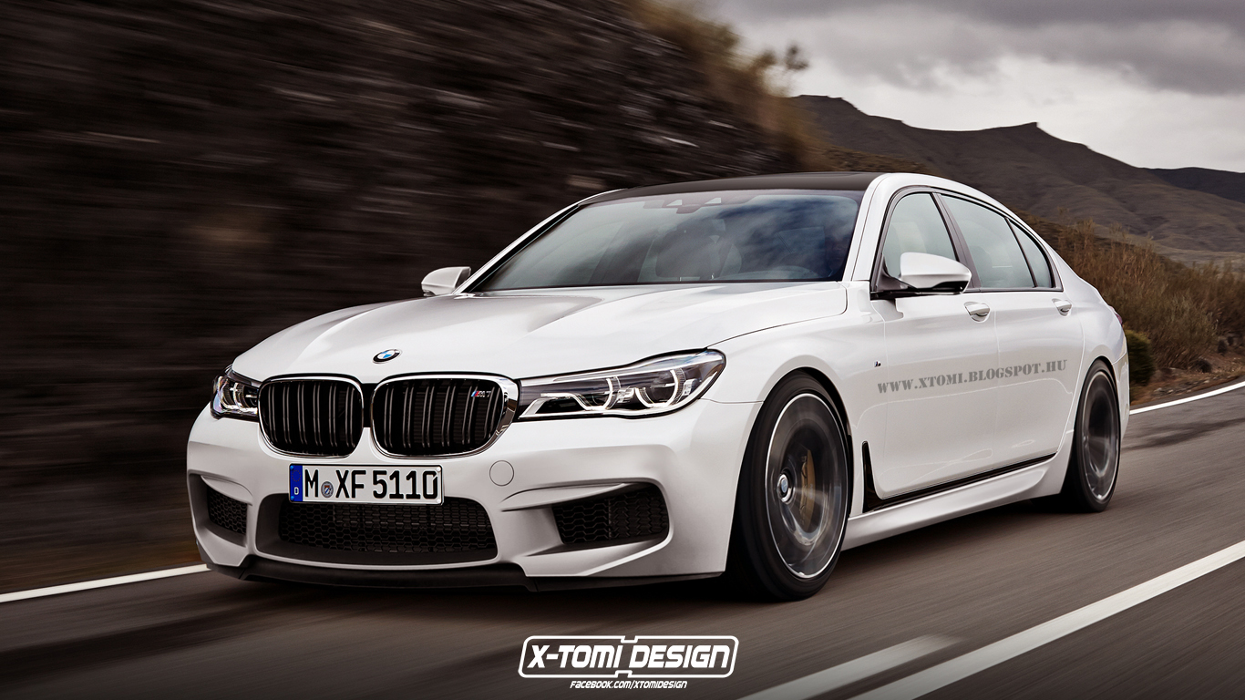 2016 Bmw 7-series Virtually Imagined As An M7 - Bmw 7 Series M7 - HD Wallpaper 