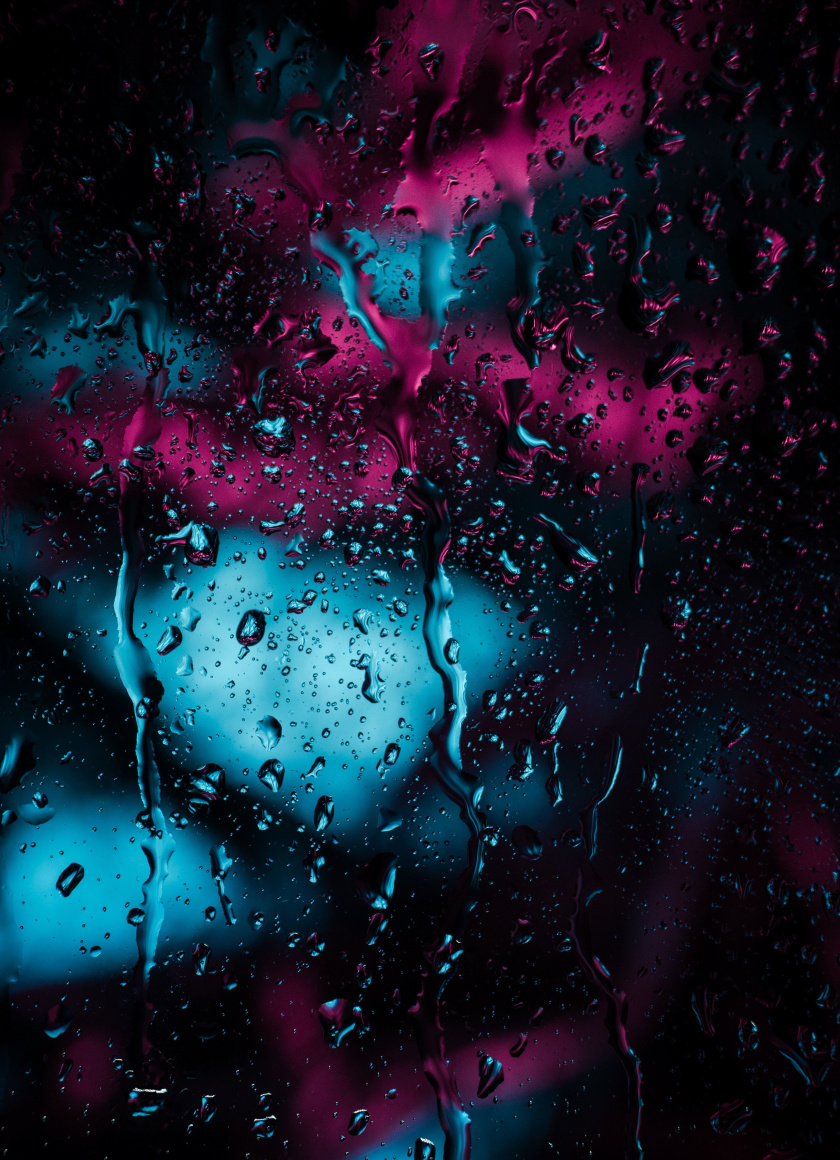 Water Drops, Surface, Dark, Wallpaper - Iphone Wallpaper Rain Drops - HD Wallpaper 