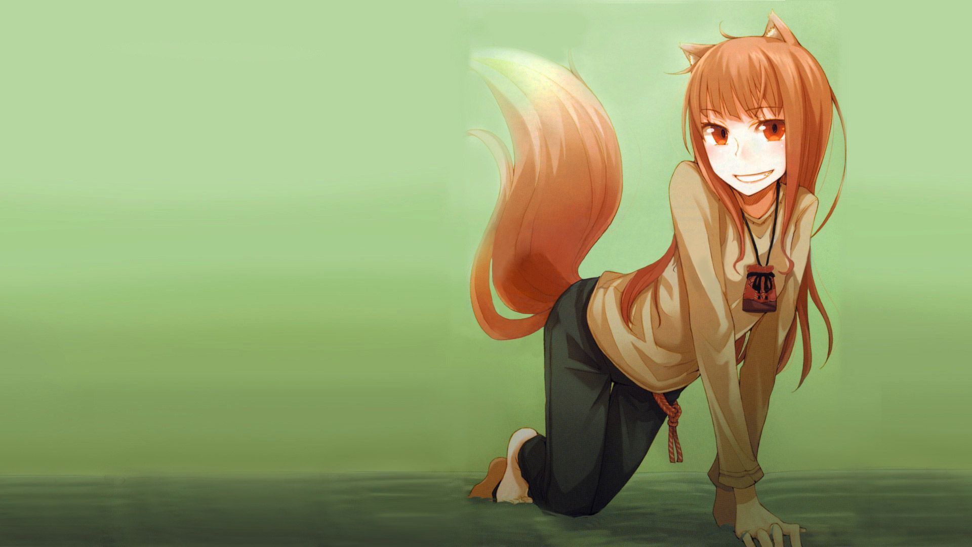 Spice And Wolf Holo Background - HD Wallpaper 