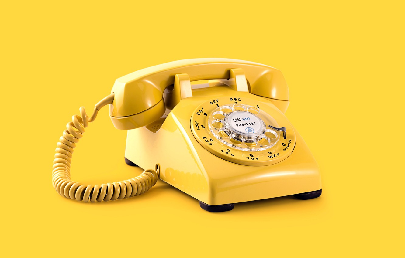 Photo Wallpaper Retro, Background, Tube, Phone, Dial - Telephone Aesthetic - HD Wallpaper 