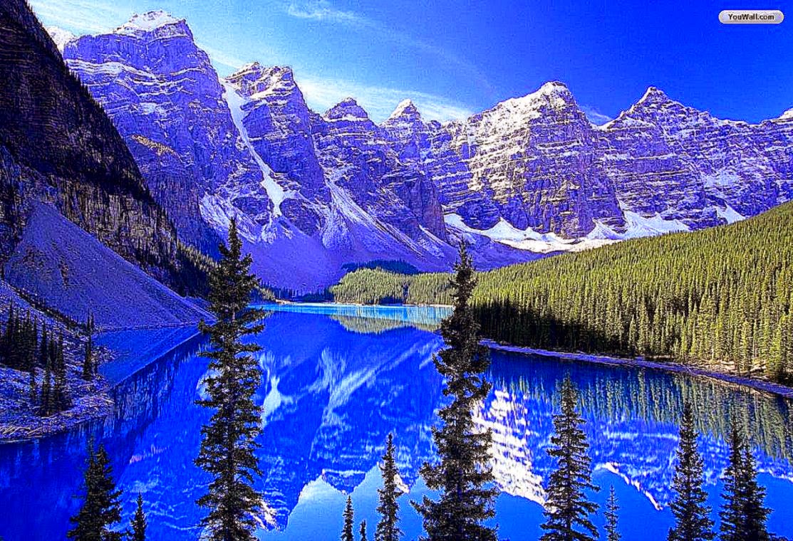 Free Wallpapers And Screensavers For Tablets - Moraine Lake - HD Wallpaper 