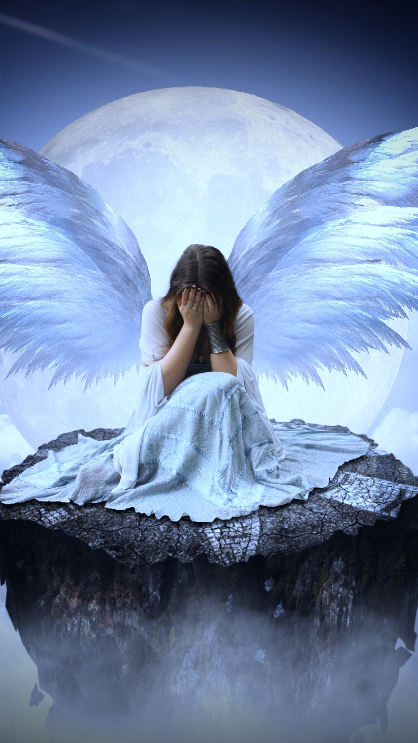 Sad Angel - HD Wallpaper 