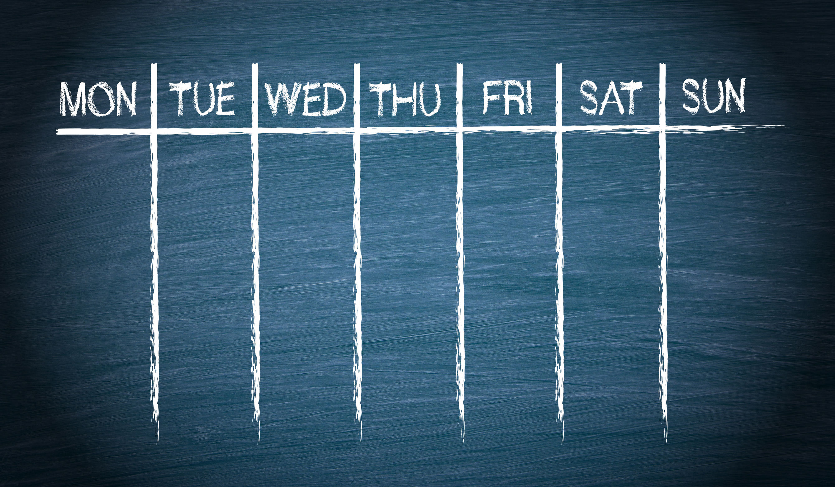 Weekly Calendar Desktop Background - HD Wallpaper 