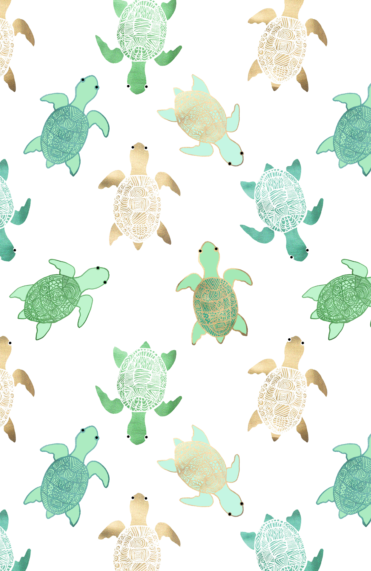 Cute Turtle Iphone Background 1300x2000 Wallpaper Teahub Io
