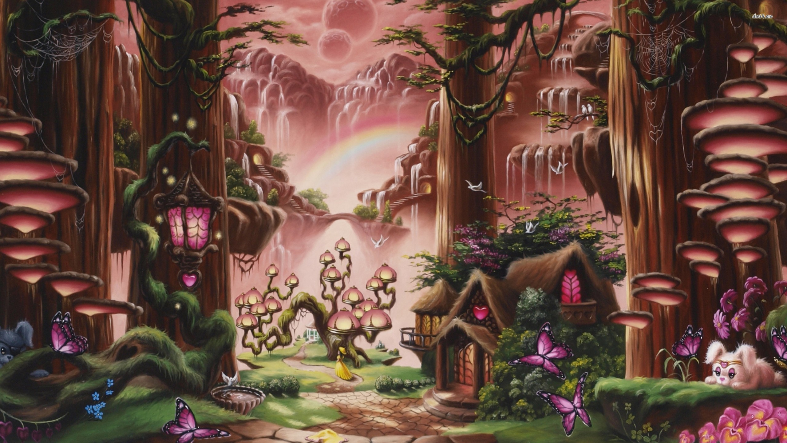 Art Fantasy Fairy Tale - HD Wallpaper 