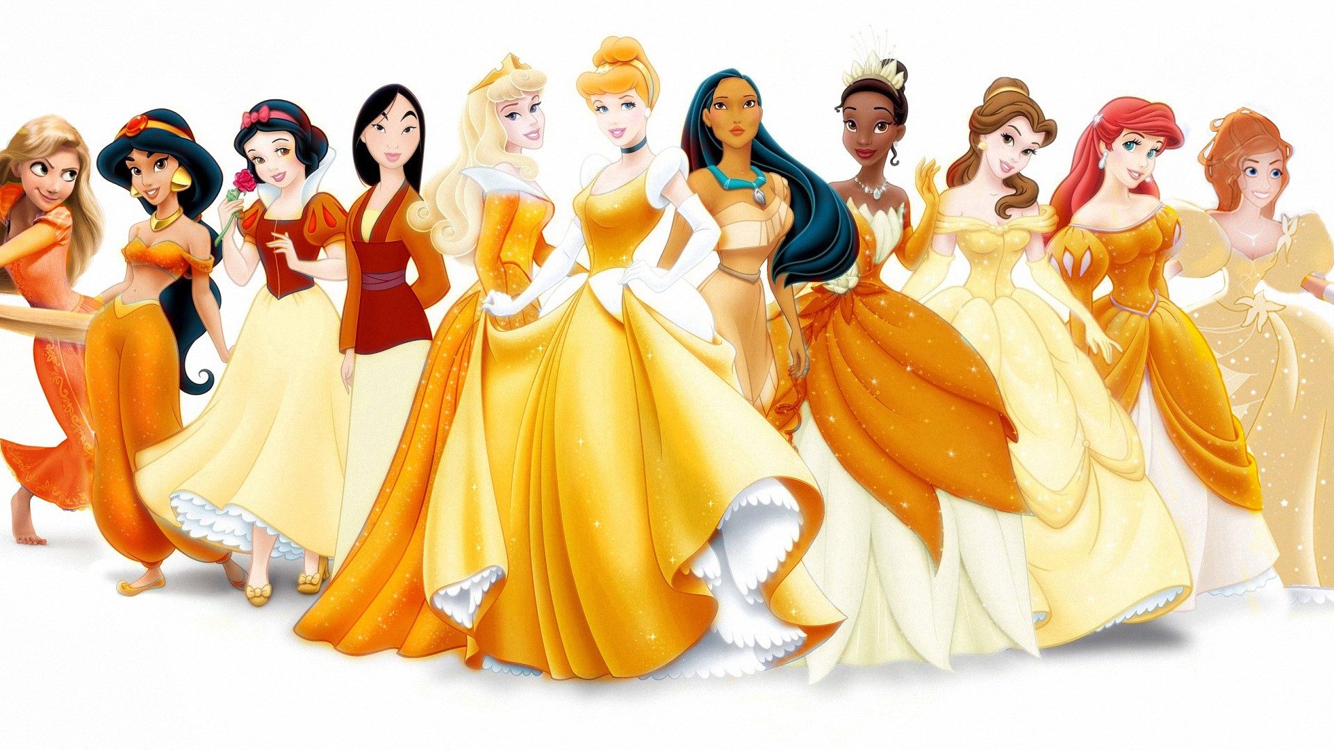 Snow White Wallpapers Full Hd Wallpapers - Main Disney Princesses - HD Wallpaper 