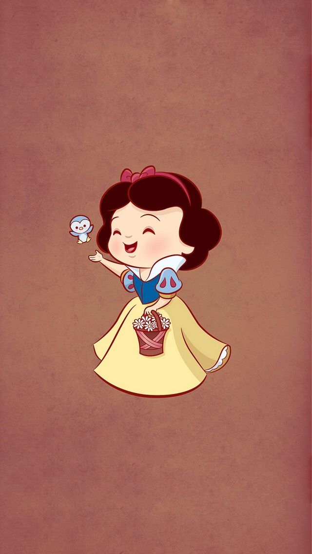 #75t9f44 Snow White Iphone Wallpaper - Kawaii Snow White - HD Wallpaper 