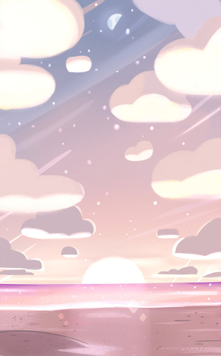 Steven Universe Sky Background - HD Wallpaper 