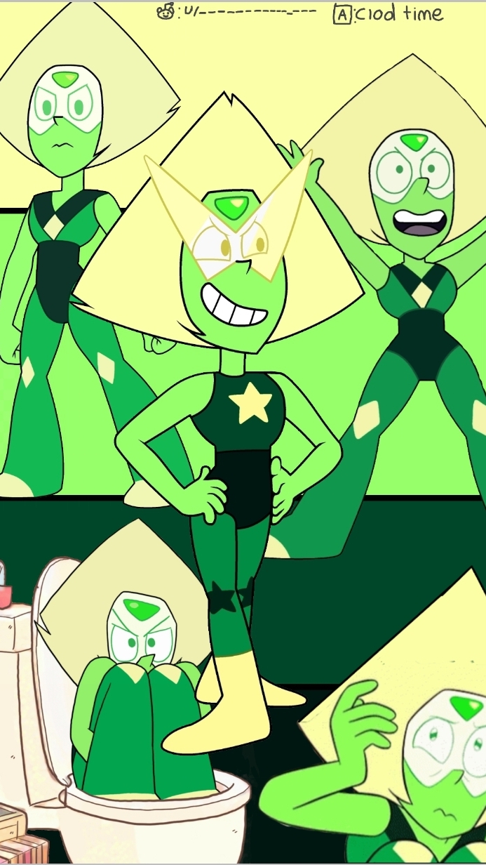 Crystal Gem Peridot - HD Wallpaper 