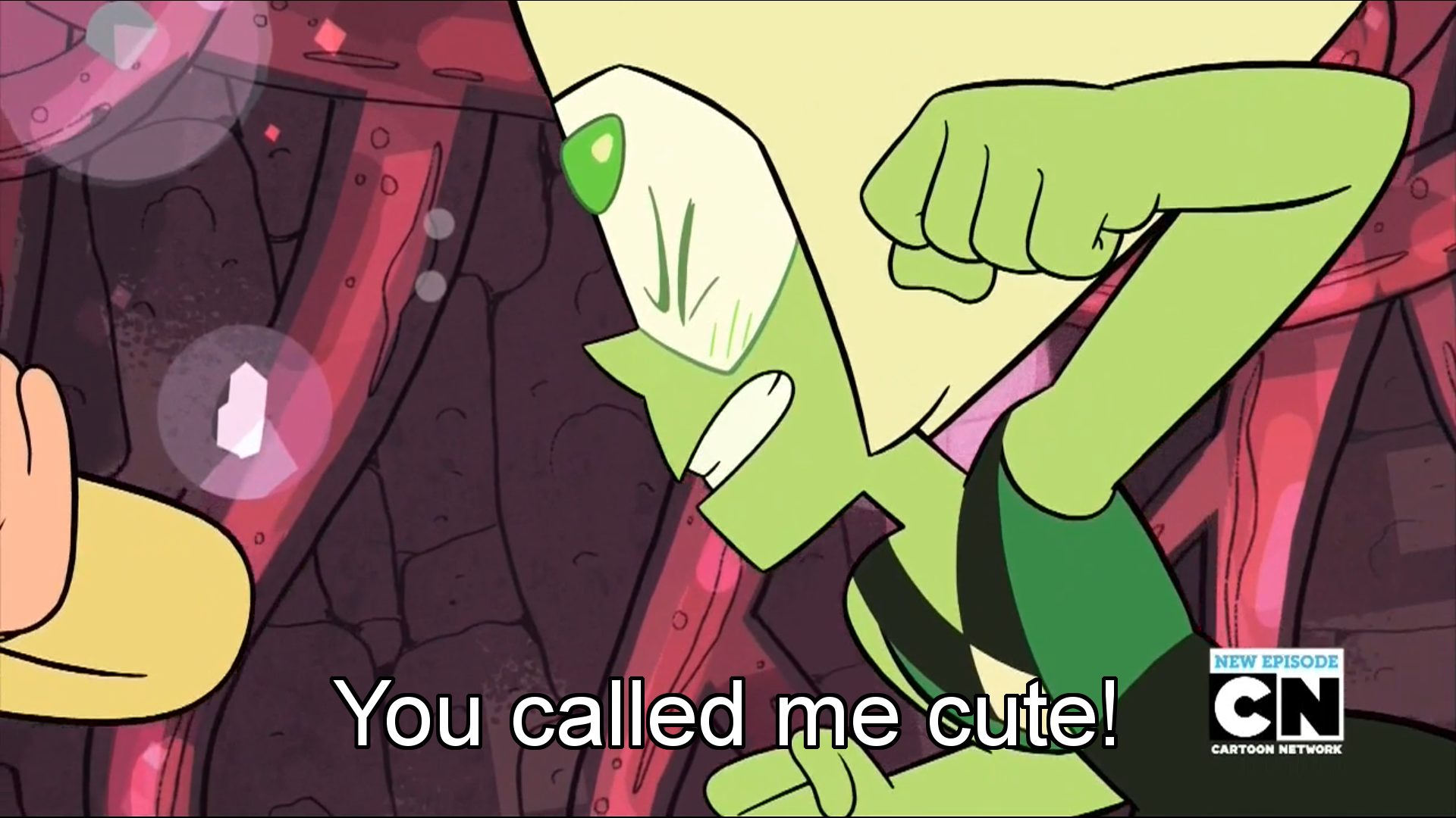 0 You Called Meche New Episode You Called Me Cute C - Steven Universe Peridot Funny Gif - HD Wallpaper 