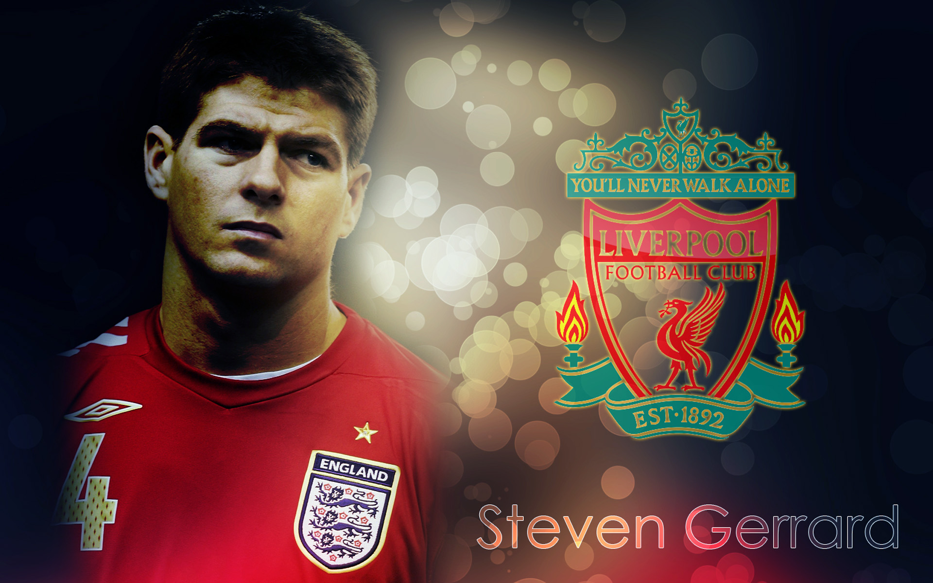 Gerrard-poster - Pemain Liverpool Steven Gerrard - HD Wallpaper 