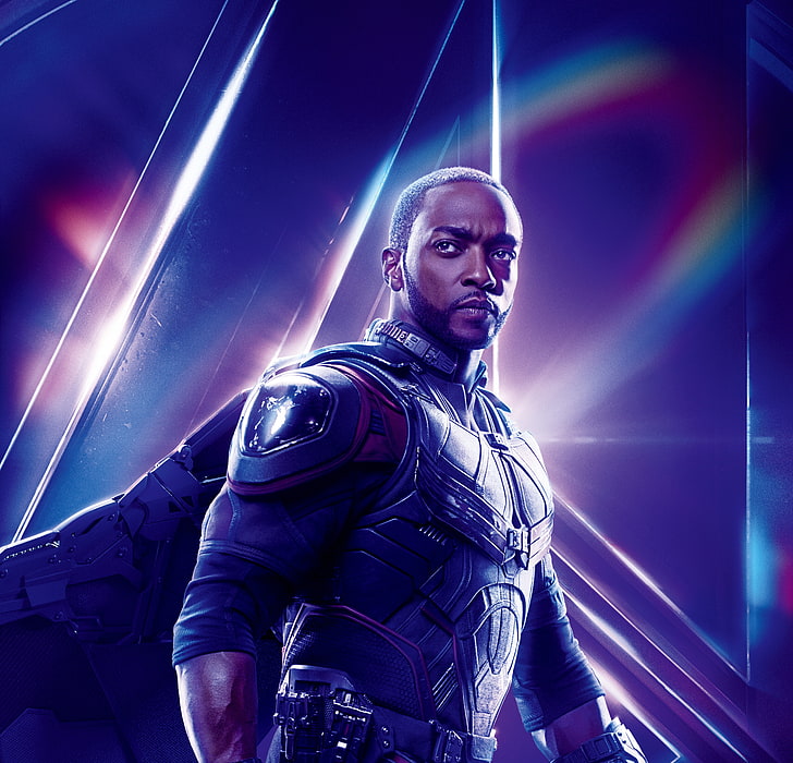 Falcon, Anthony Mackie, 5k, Sam Wilson, Avengers - Avengers Infinity War Falcon - HD Wallpaper 