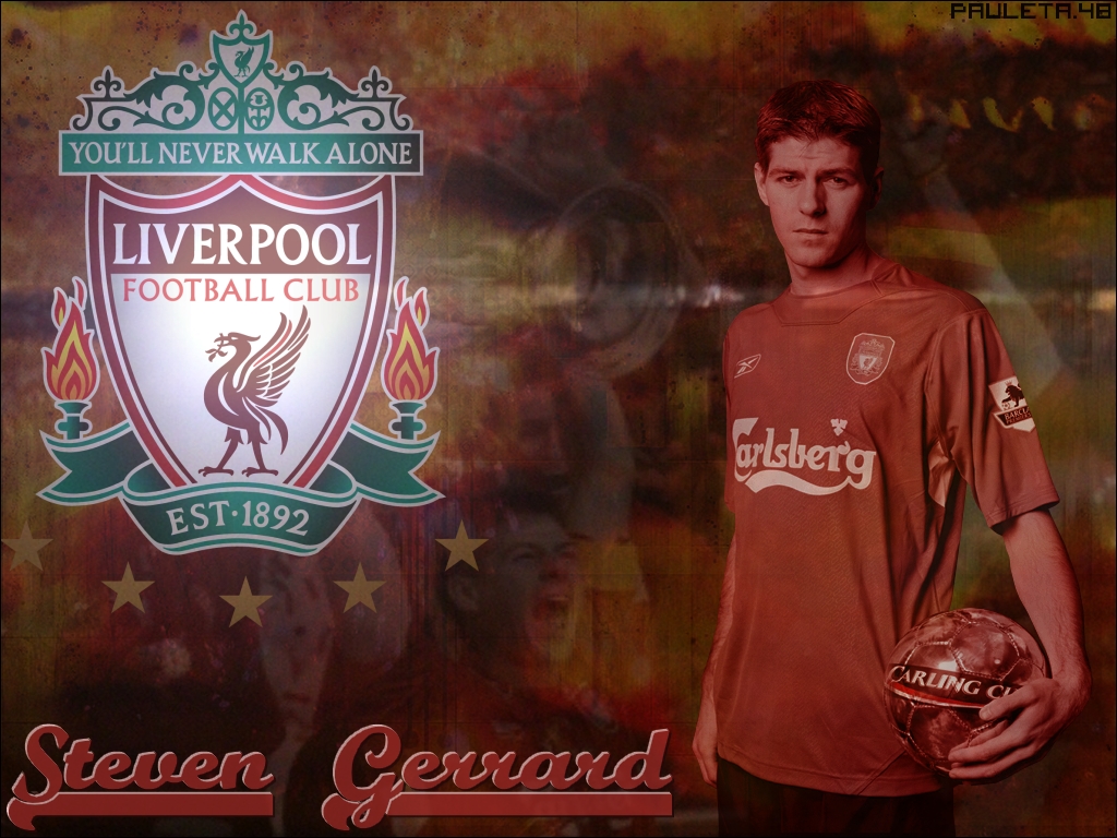 Steven Gerrard - Liverpool Youll Never Walk Alone - HD Wallpaper 