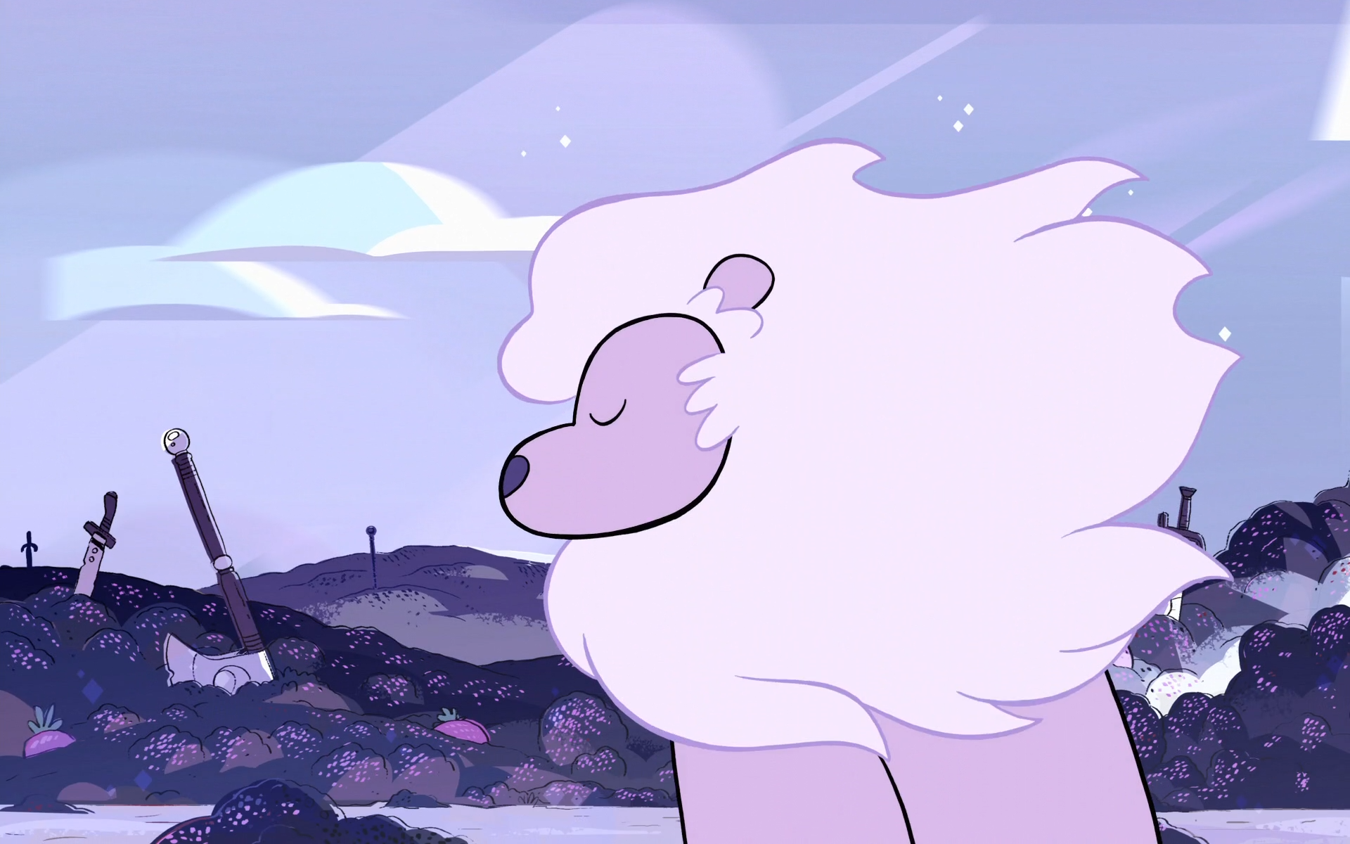 Lion From Steven Universe Background - HD Wallpaper 