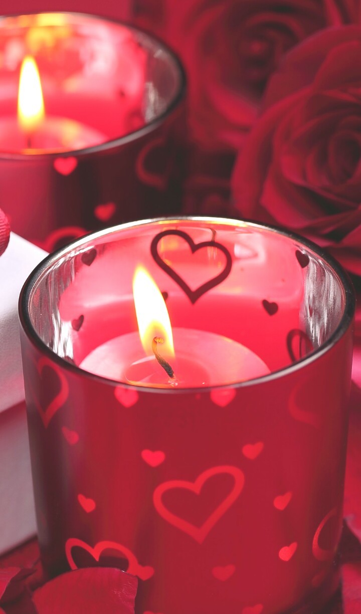 Background, Flowers, And Light Image - Expression Of Love For Valentine's Day - HD Wallpaper 