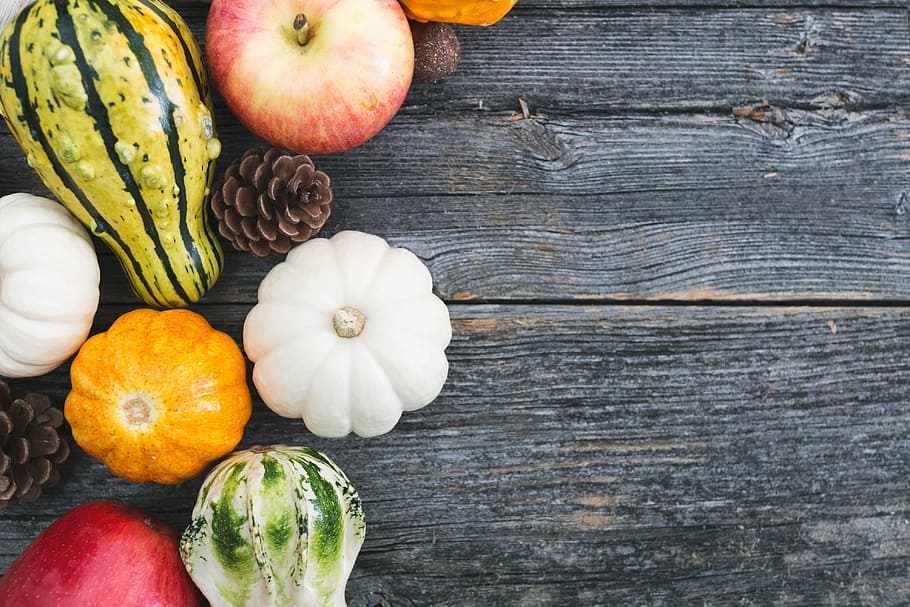 Fall Season Flatlay Photo, Fruit, Pumpkin, Seasons, - Laptop Pumpkins Wallpaper 4k - HD Wallpaper 