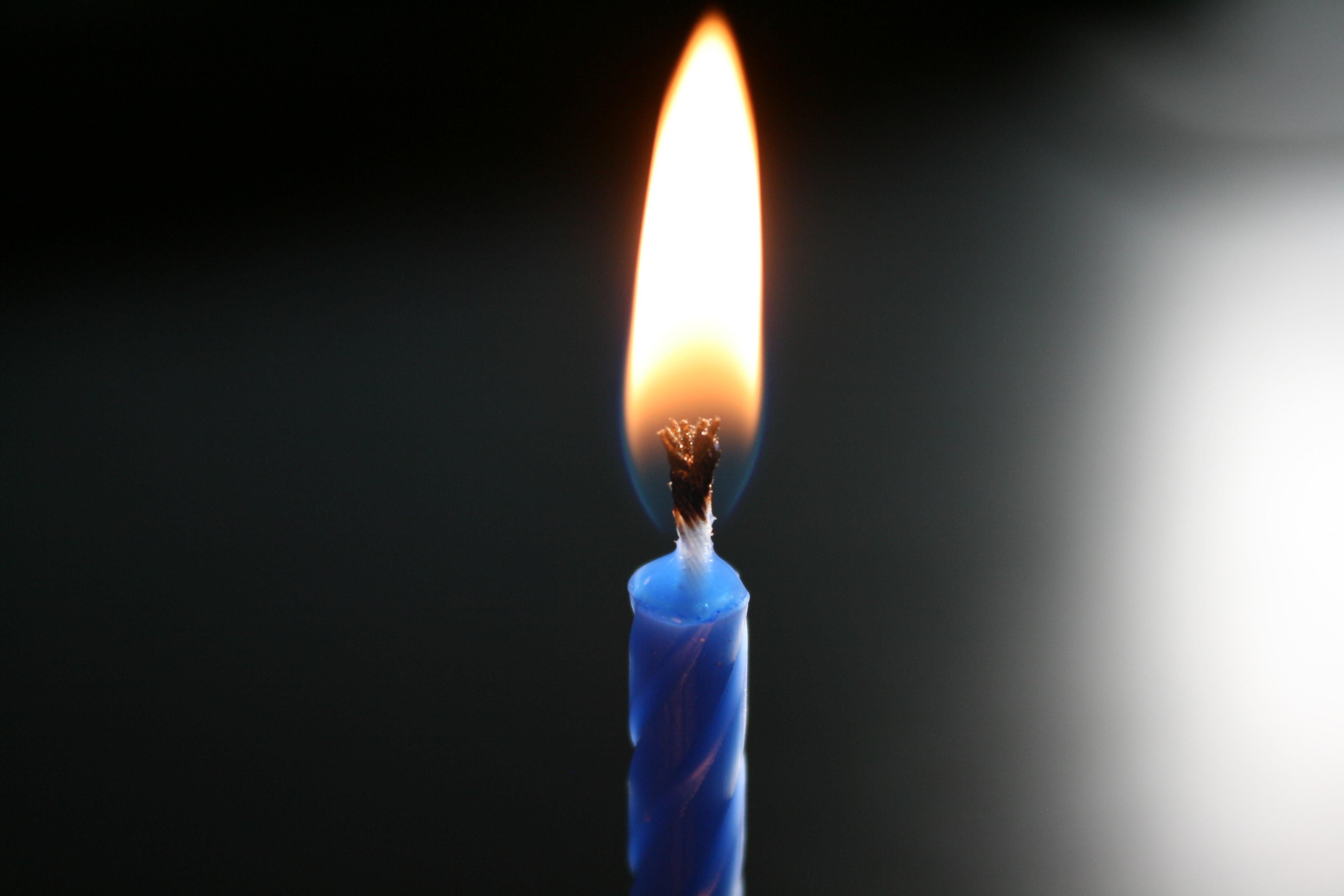 Lilin, Sumbu, Api, Lilin, Biru - Feu Bougie - HD Wallpaper 