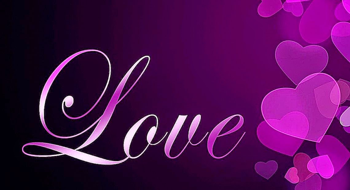 Love Purple Wallpaper Android 11839 Wallpaper Awshdwallpapers - Trai Tim Mau Tim - HD Wallpaper 