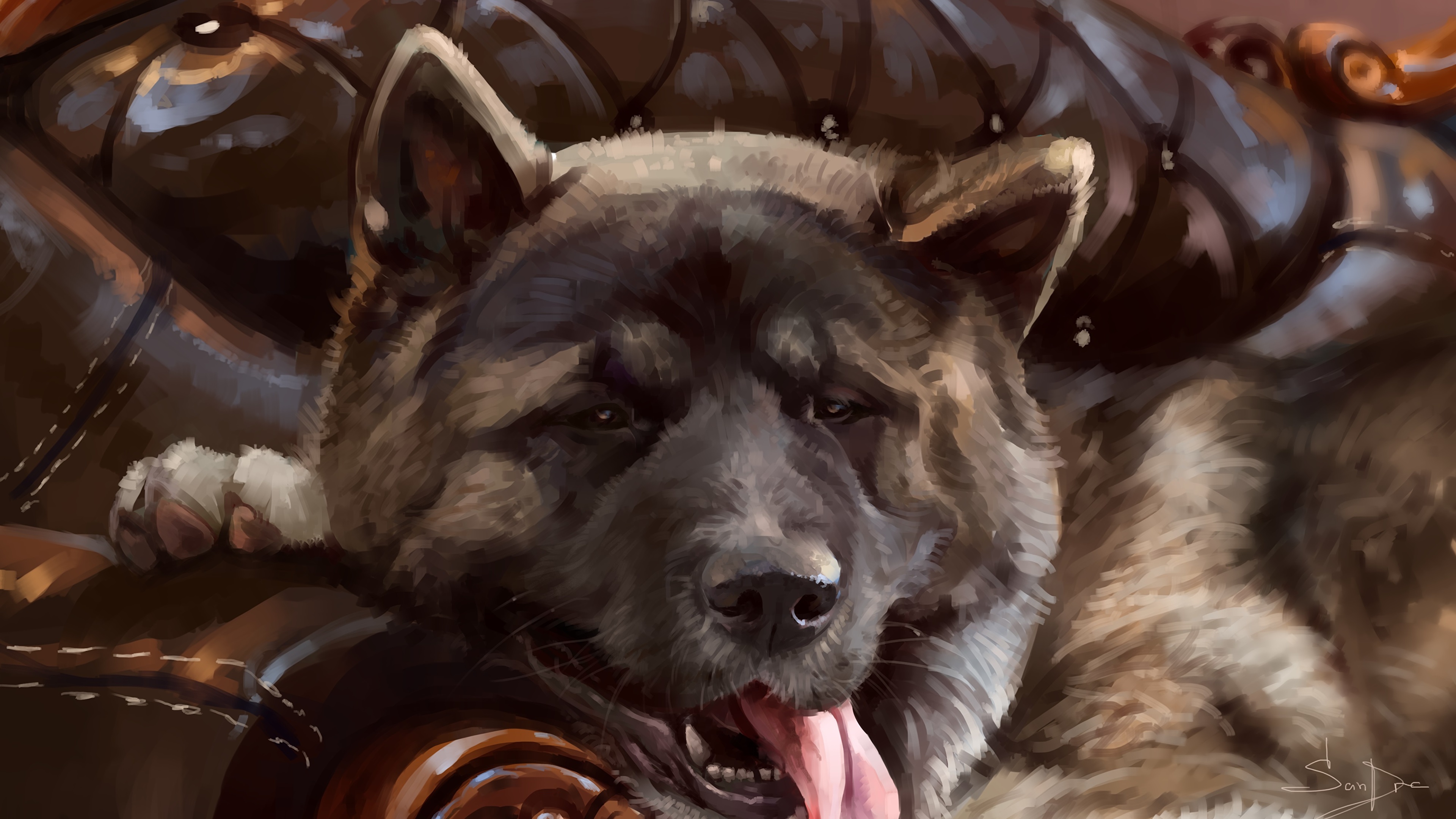 American Akita - HD Wallpaper 