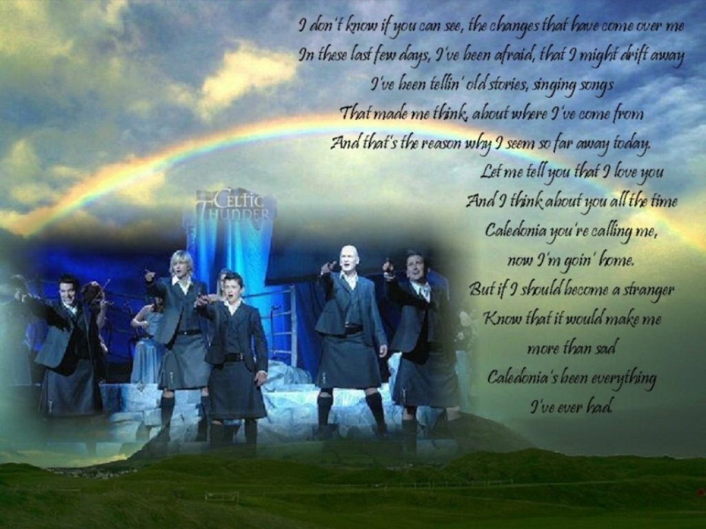 Caledonia - Celtic Thunder 2010 - HD Wallpaper 