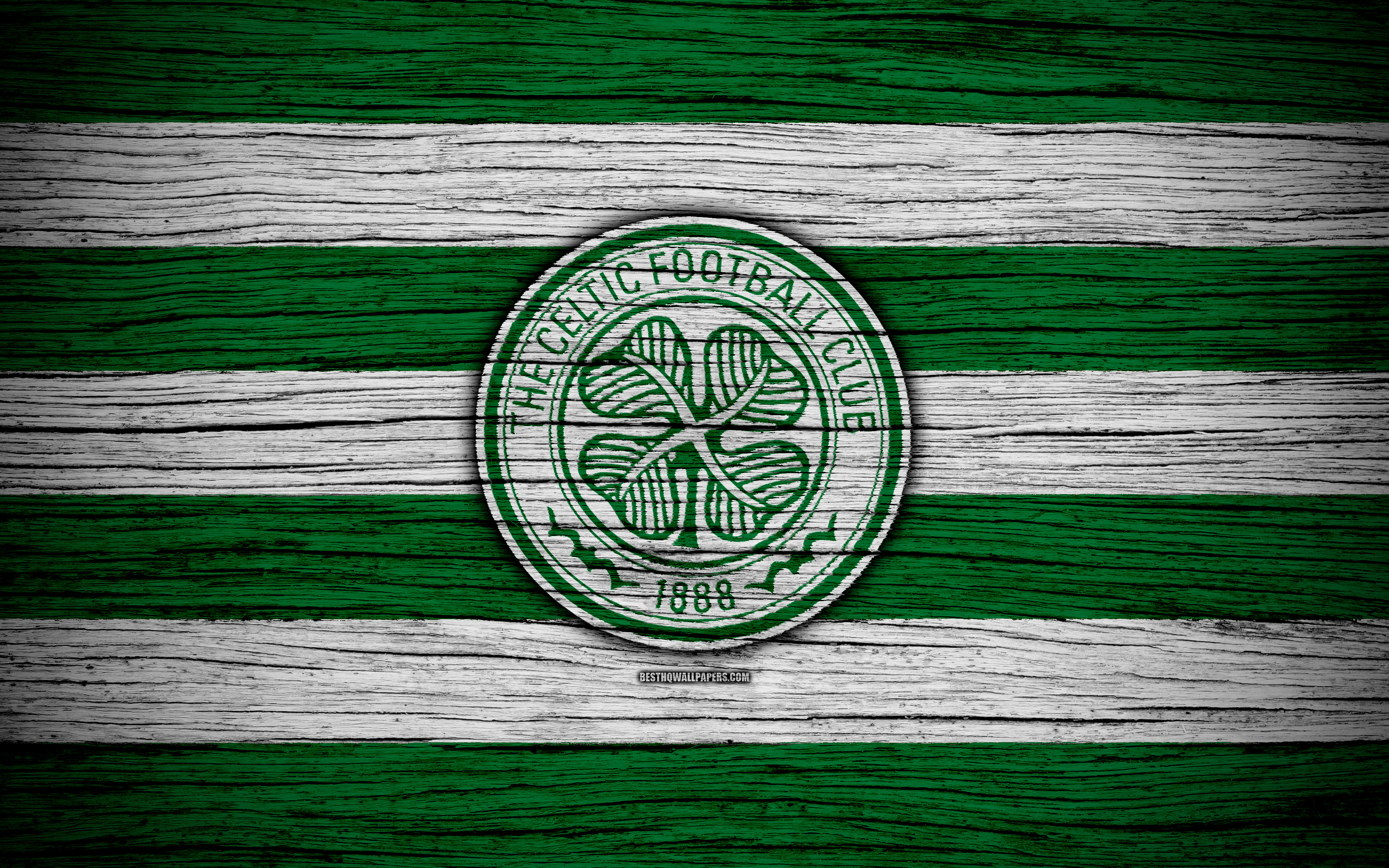 4k, Celtic Fc, Logo, Scottish Premiership, Soccer, - Celtic Fc - HD Wallpaper 