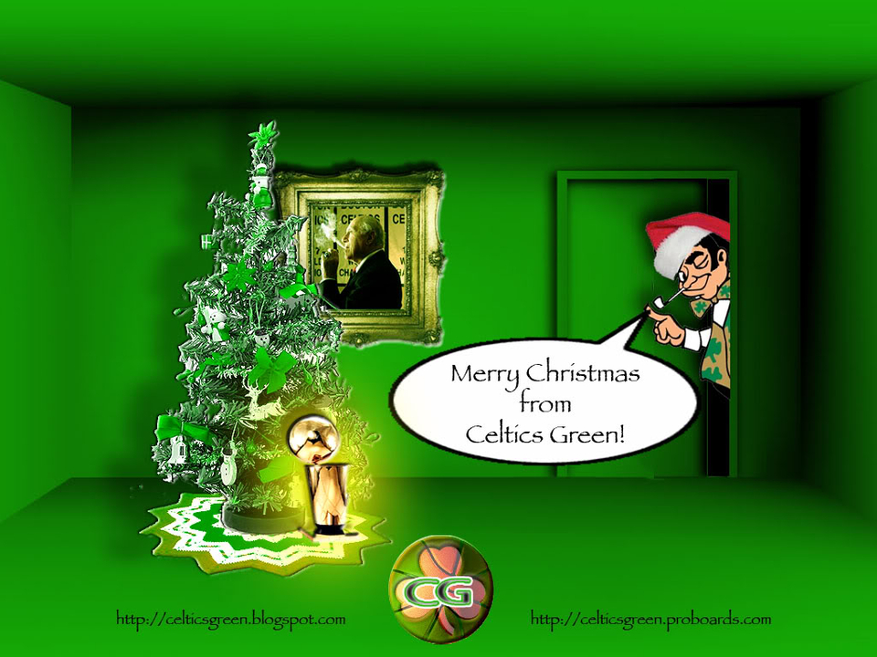 Merry Christmas Boston Celtics - HD Wallpaper 