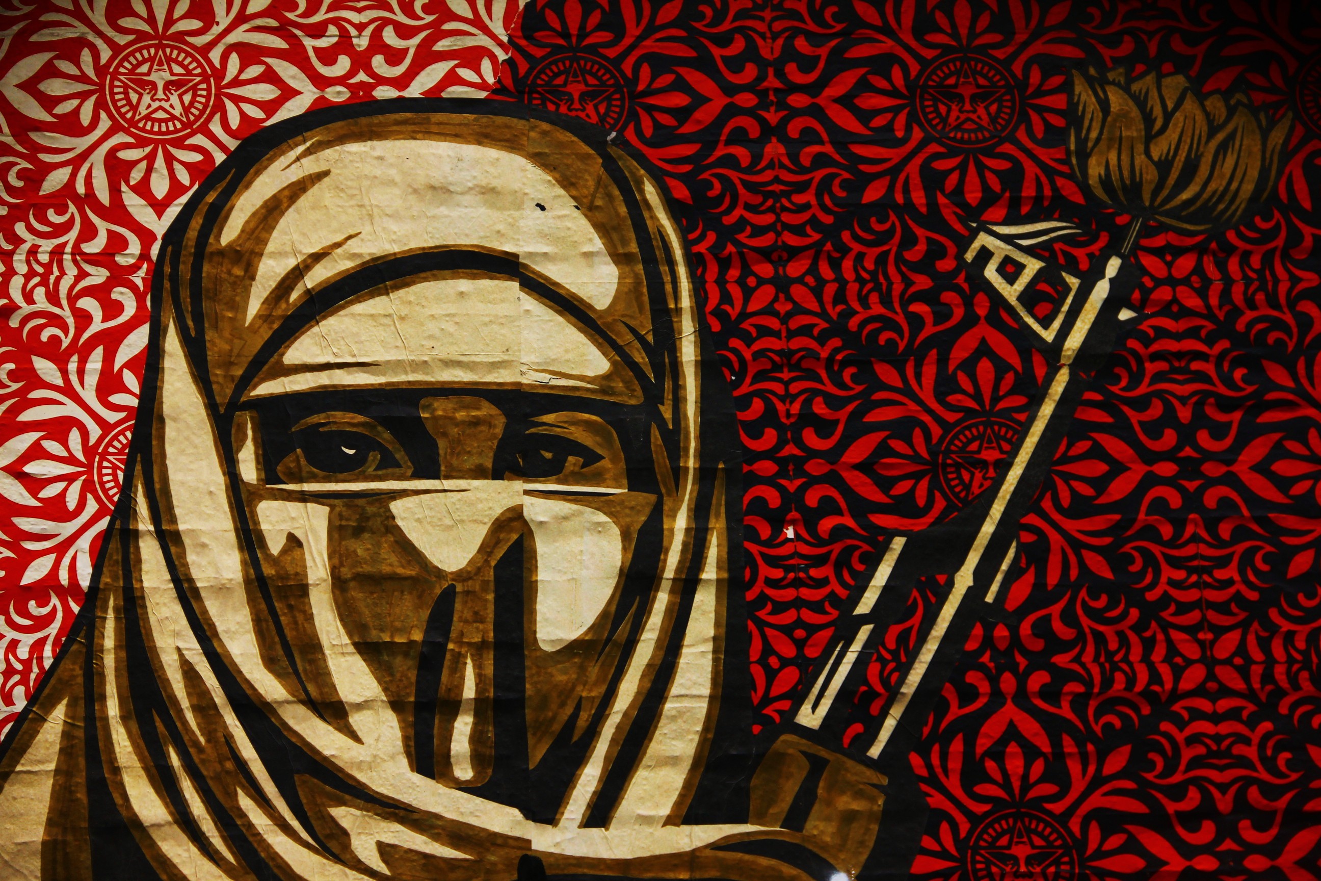 Image - Street Art Shepard Fairey - HD Wallpaper 