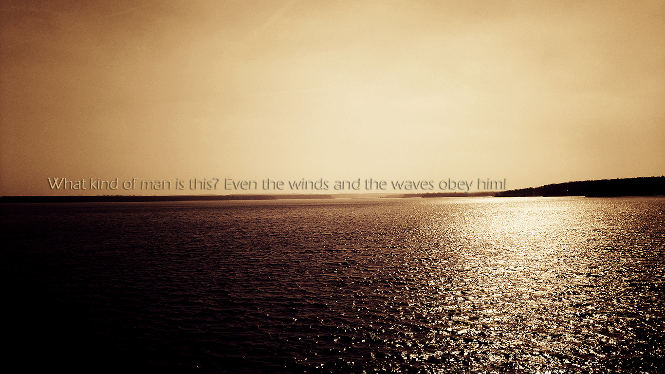 What Kind Man This Winds Waves Obey Him Christian Wallpaper - Christian Facebook Cover Man - HD Wallpaper 