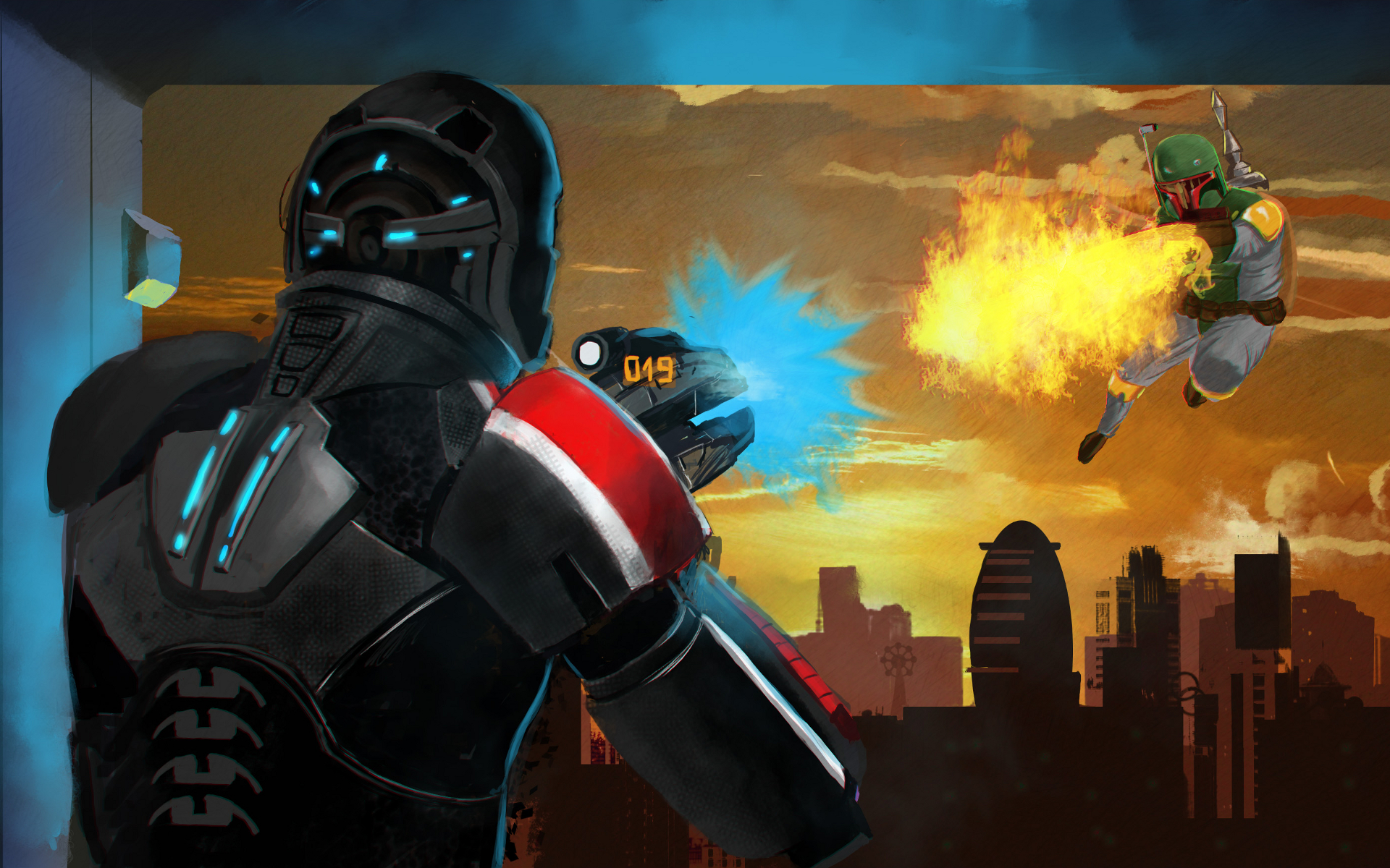 Me Shepard Wallpaper - HD Wallpaper 