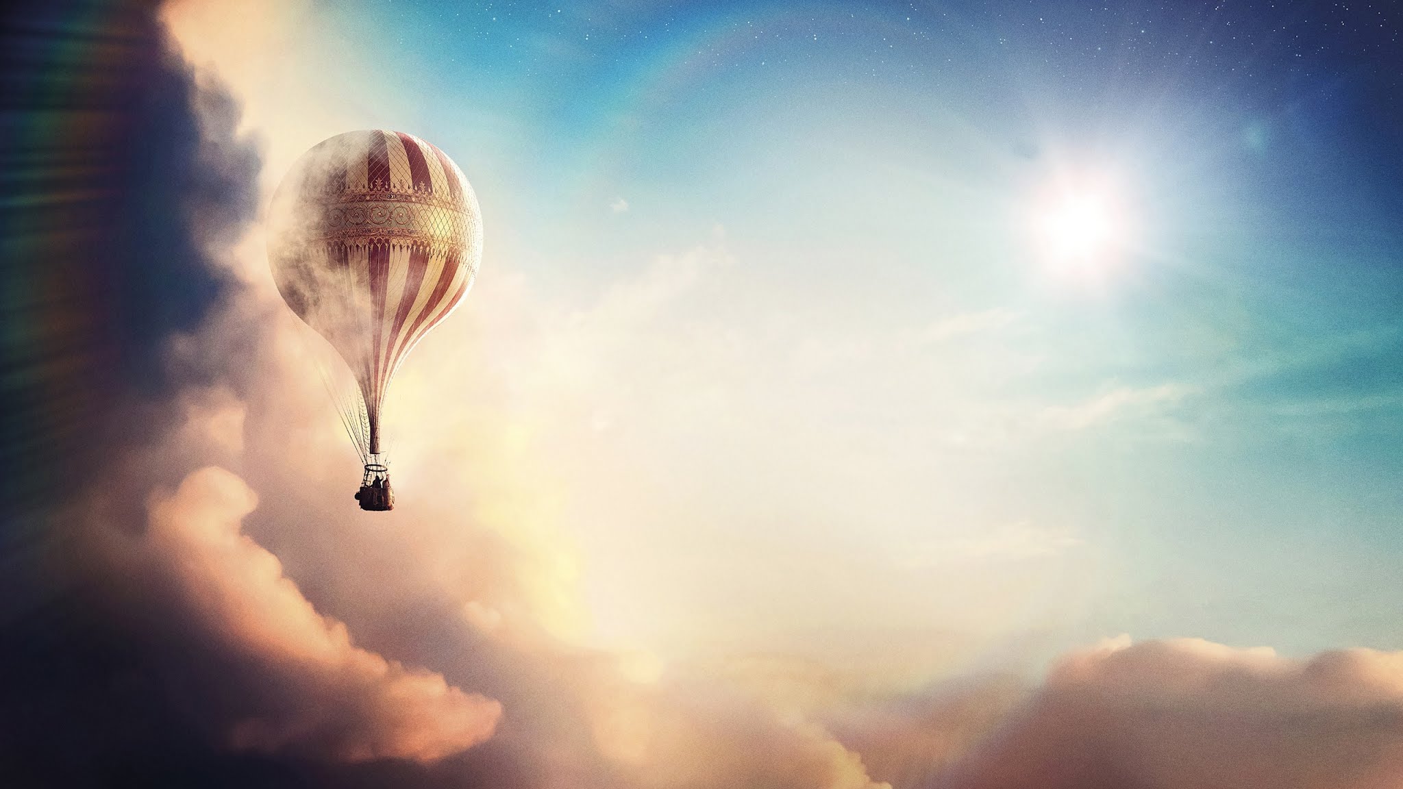Fantasy Hot Air Balloon Wallpaper - Aeronauts Poster - HD Wallpaper 