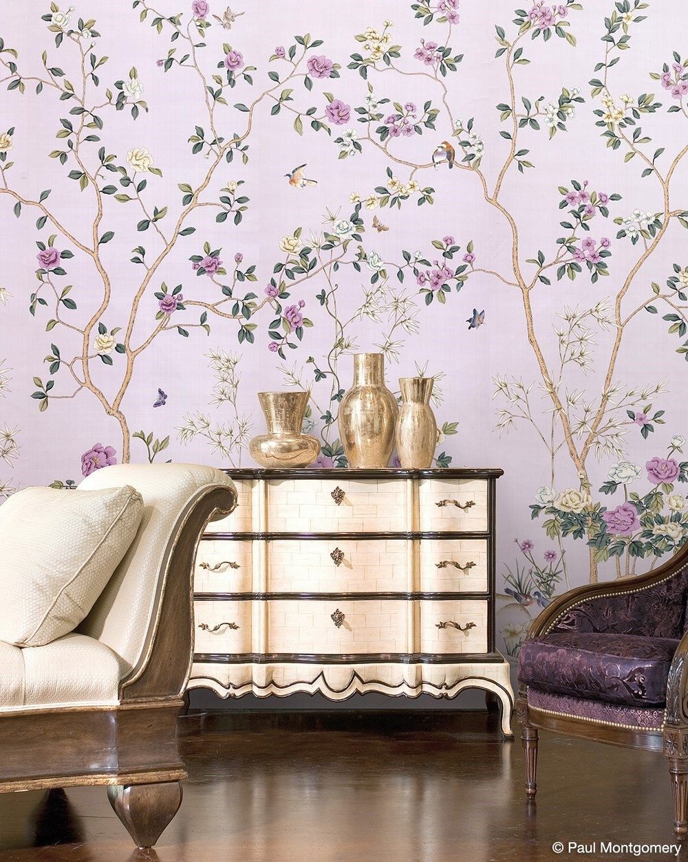 Marcia Norris Hand Painted Wallpaper Zpr0qy - Design - HD Wallpaper 