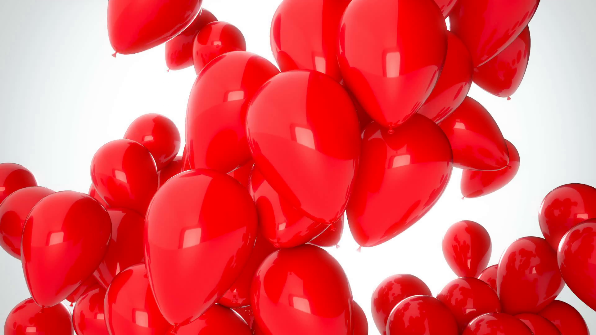 Flying White Background Balloon - HD Wallpaper 