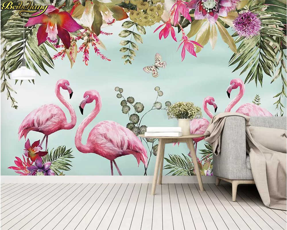 Beibehang Custom Photo Wallpaper Mural Nordic Tropical - Wallpaper - HD Wallpaper 