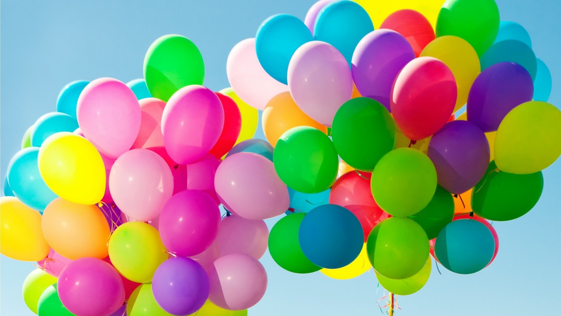 Colorful Balloons Hd - HD Wallpaper 