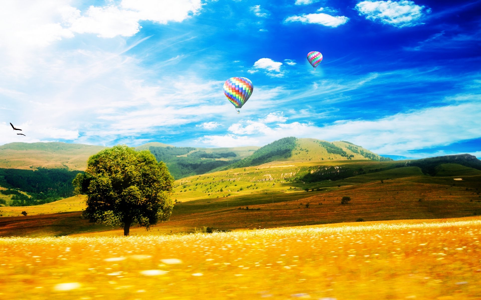 Hot Air Ballooning - HD Wallpaper 