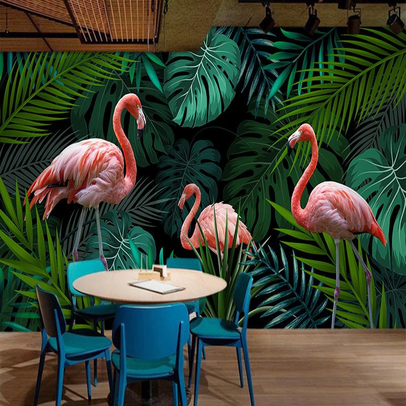 Tropical Leaves Wall Painting 800x800 Wallpaper teahub.io