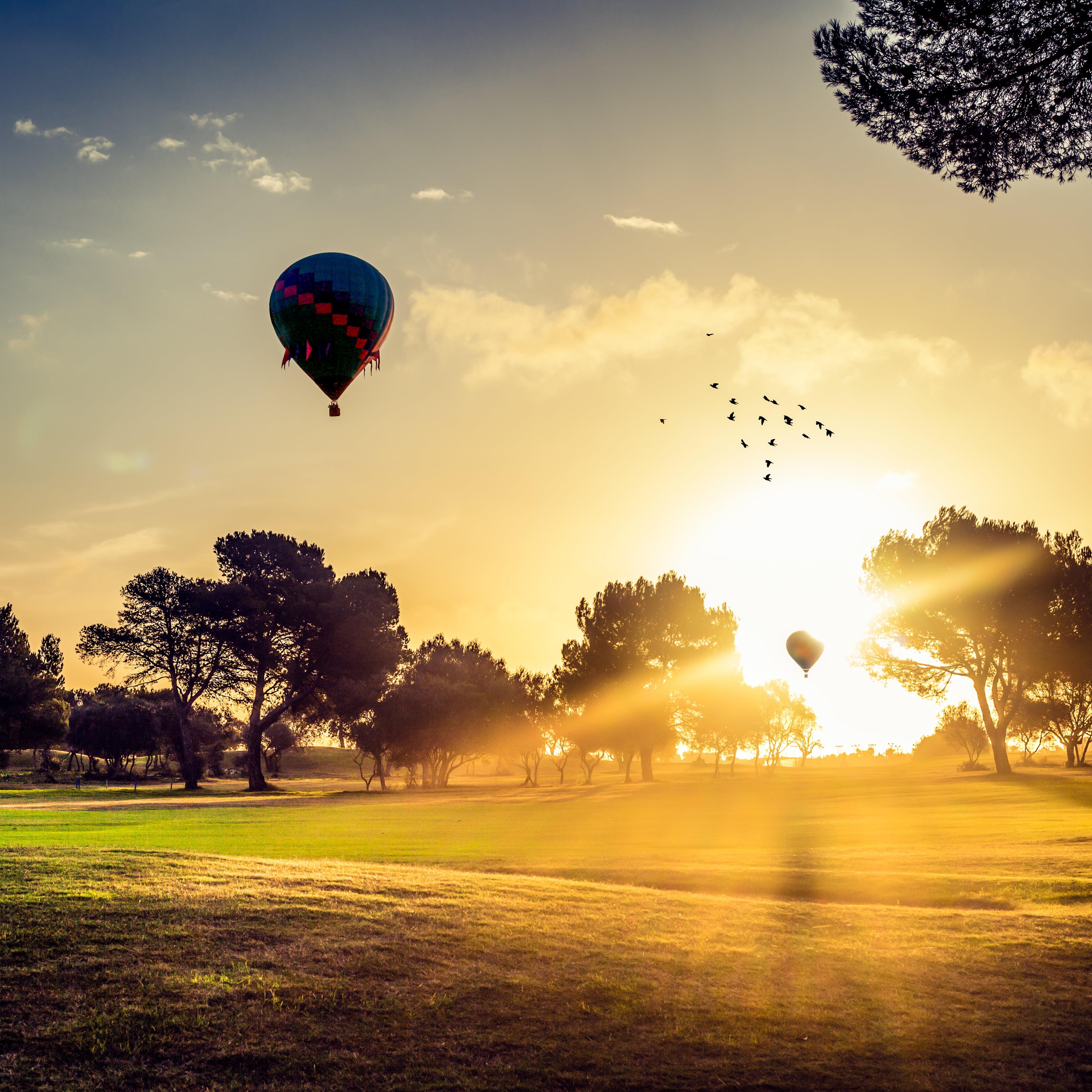 Hot Air Balloon Wallpaper Hd - Shining Morning - HD Wallpaper 