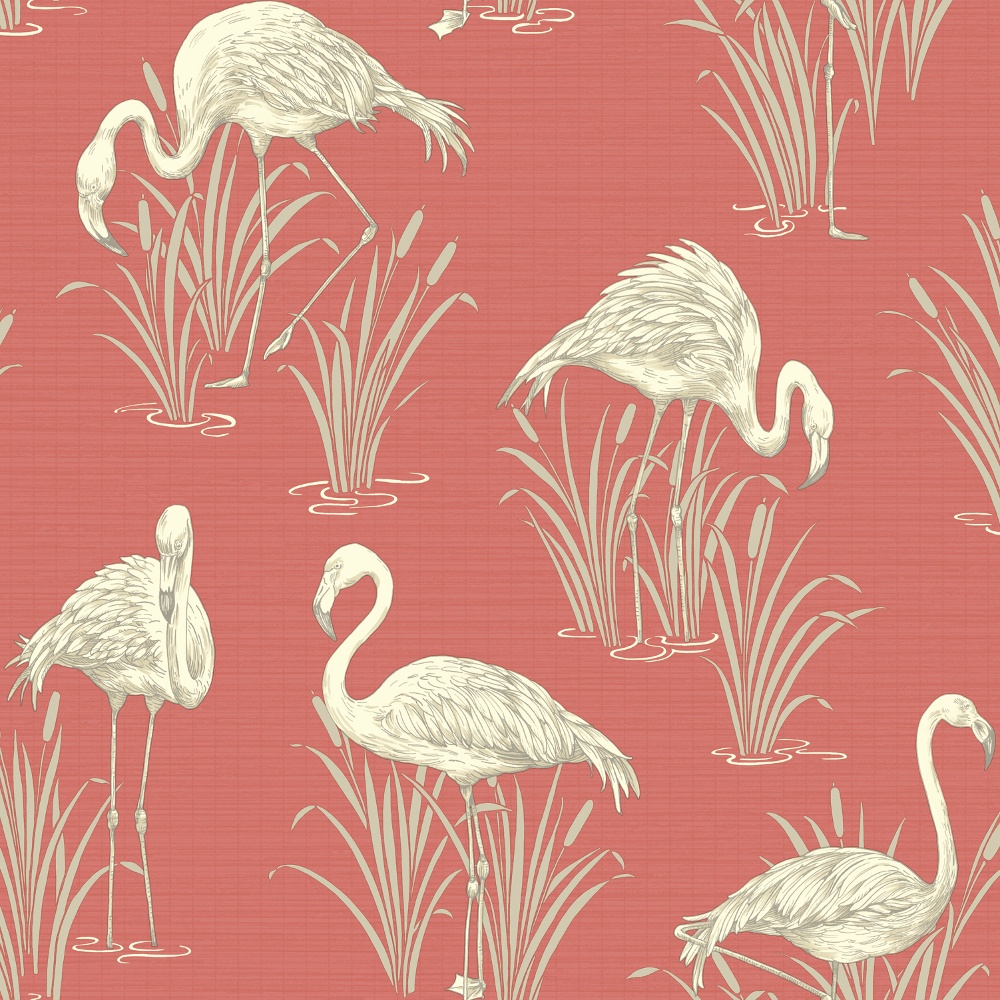 Flamingo Wallpaper Birds Animals Tropical Luxury Textured - Arthouse Lagoon - HD Wallpaper 