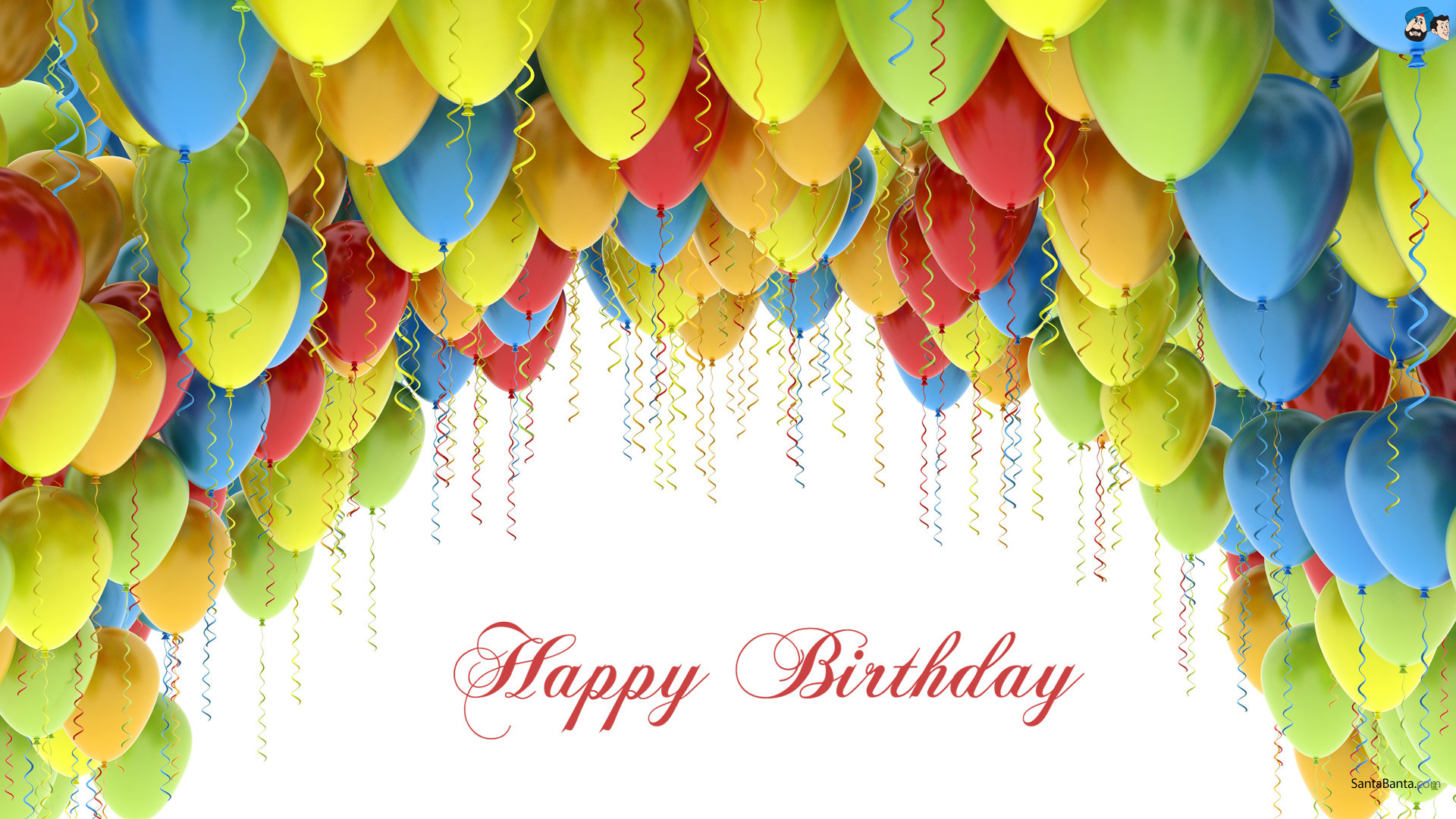 1920x1080, Colour Your Birthday Party Balloons Birthdaymethod - Birthday  Invitation Card Background Hd - 1920x1080 Wallpaper 