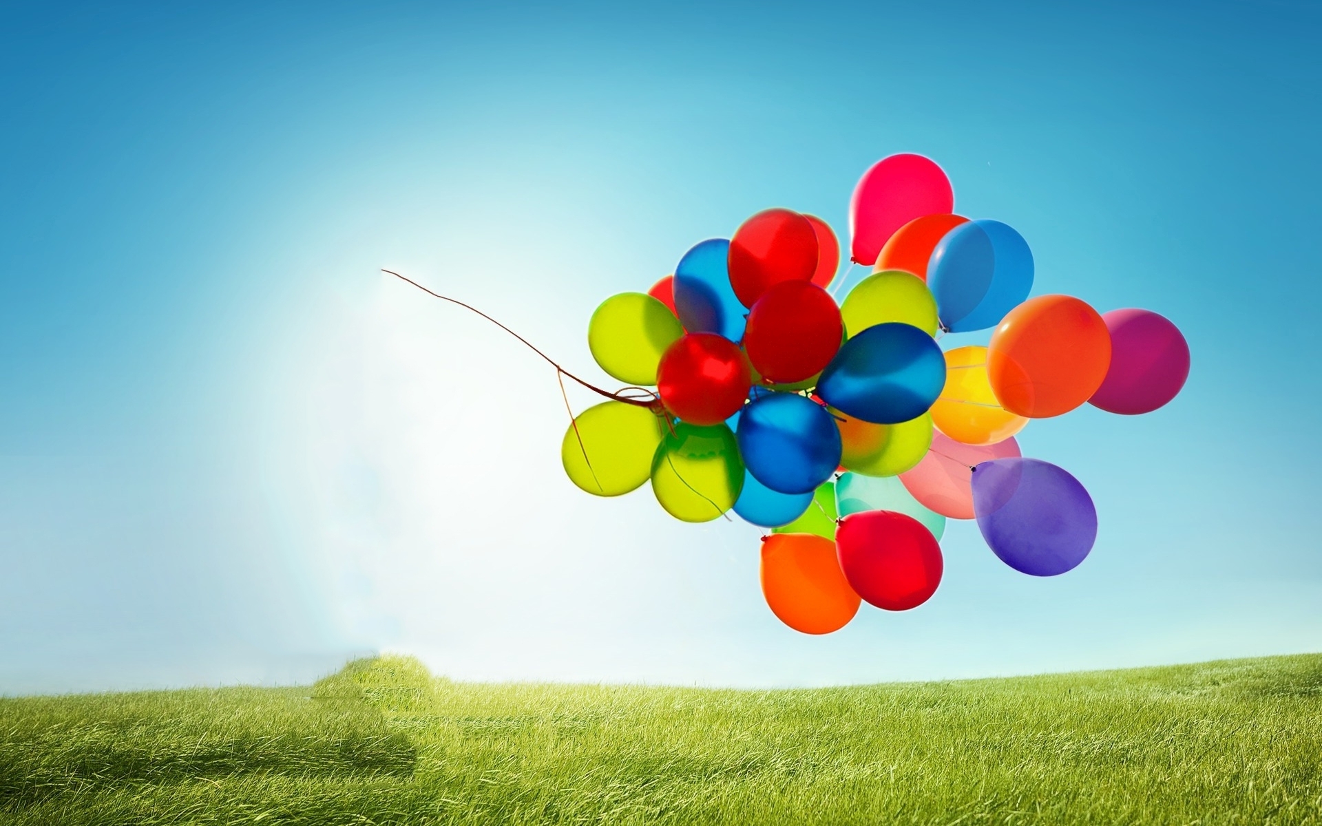 Colorful Balloons - Prestiz 49 Curved Tv Price - HD Wallpaper 
