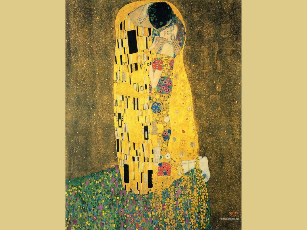 Android, Iphone, Desktop Hd Backgrounds / Wallpapers - Klimt The Kiss - HD Wallpaper 