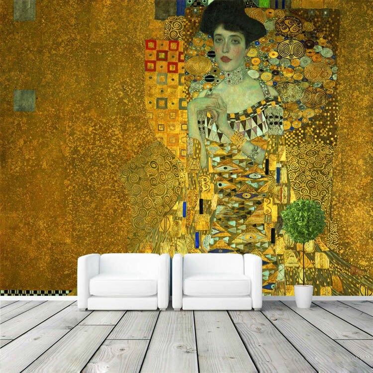 Portrait Of Adele Bloch-bauer I Murals Gustav Klimt - Gustav Klimt - HD Wallpaper 
