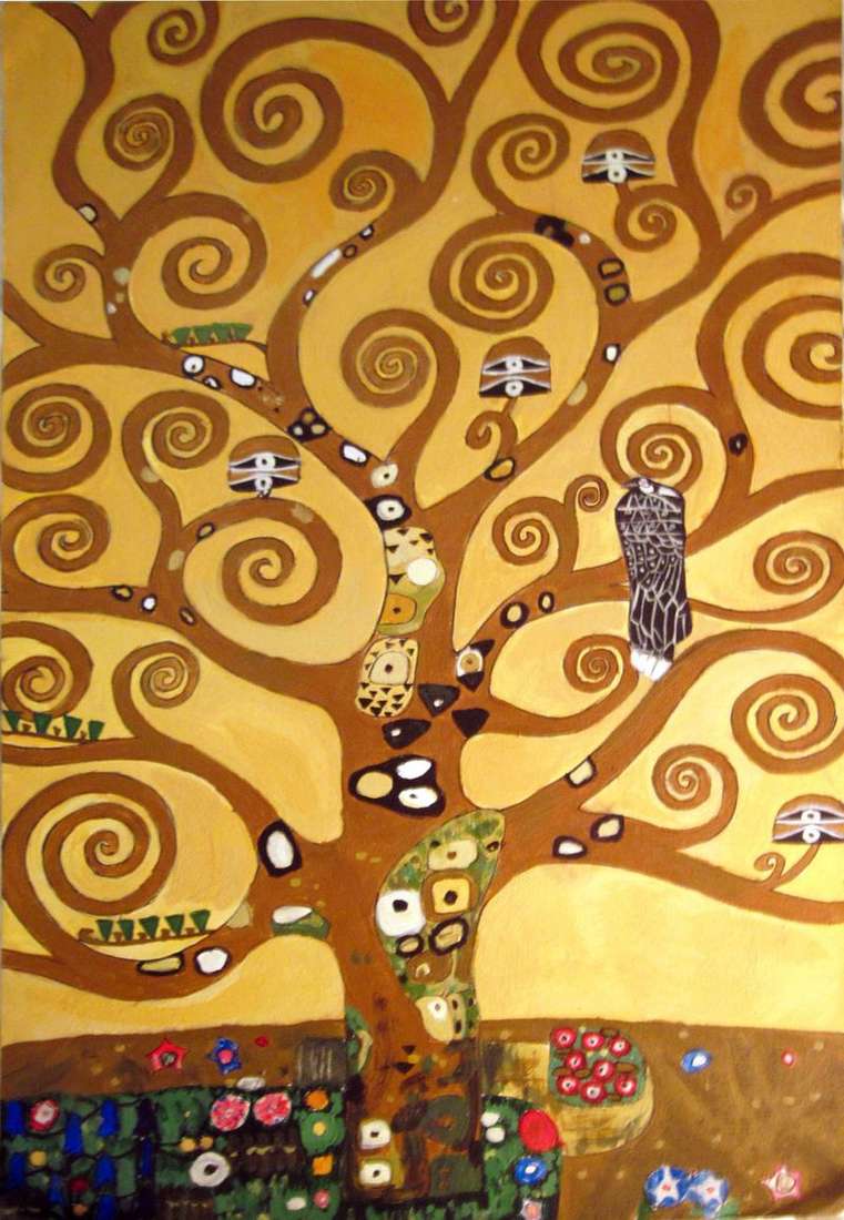 The Tree Of Life By Gustav Klimt - Tree Of Life Painting By Gustav Klimt - HD Wallpaper 