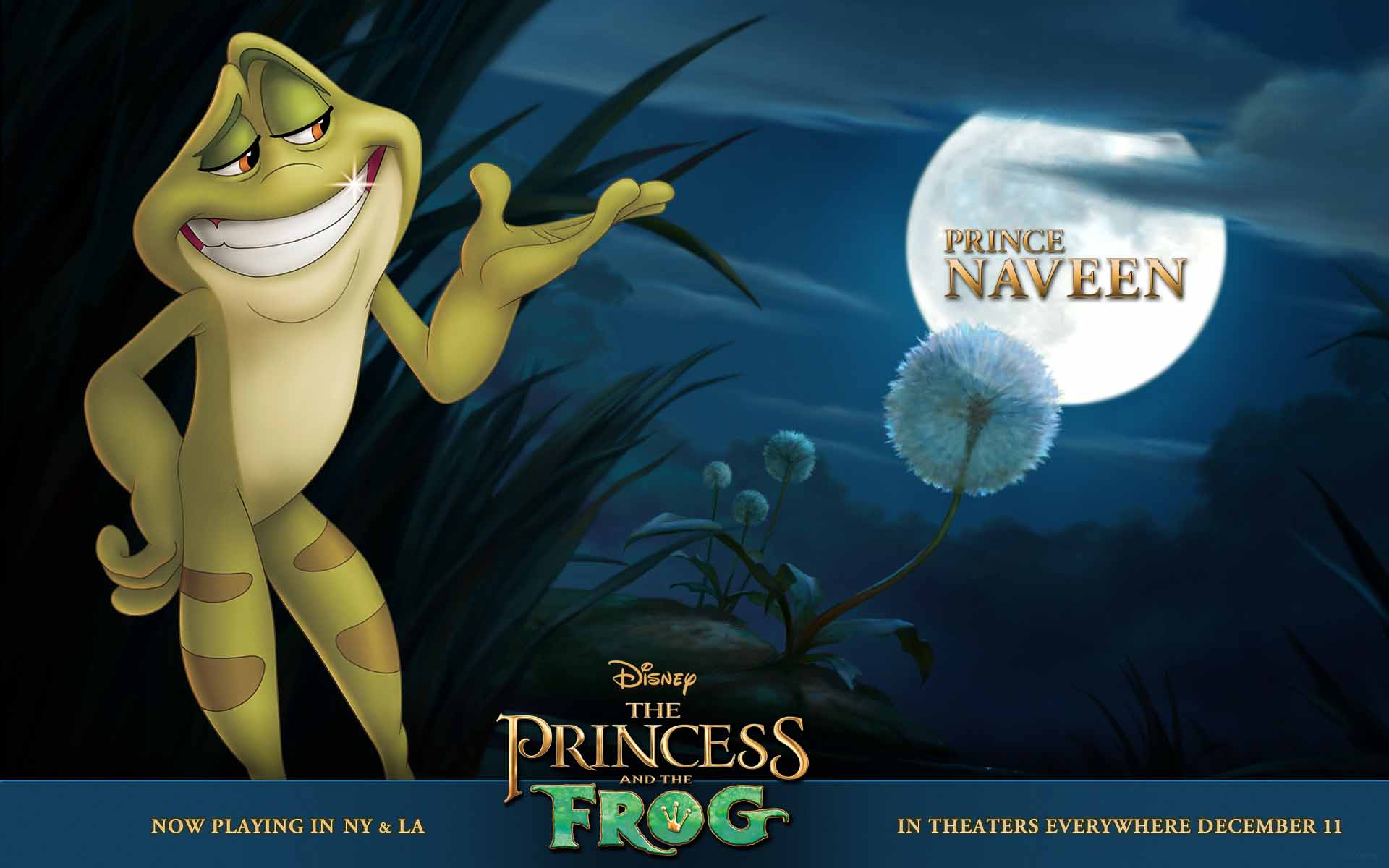 Princess And The Frog Moon - HD Wallpaper 