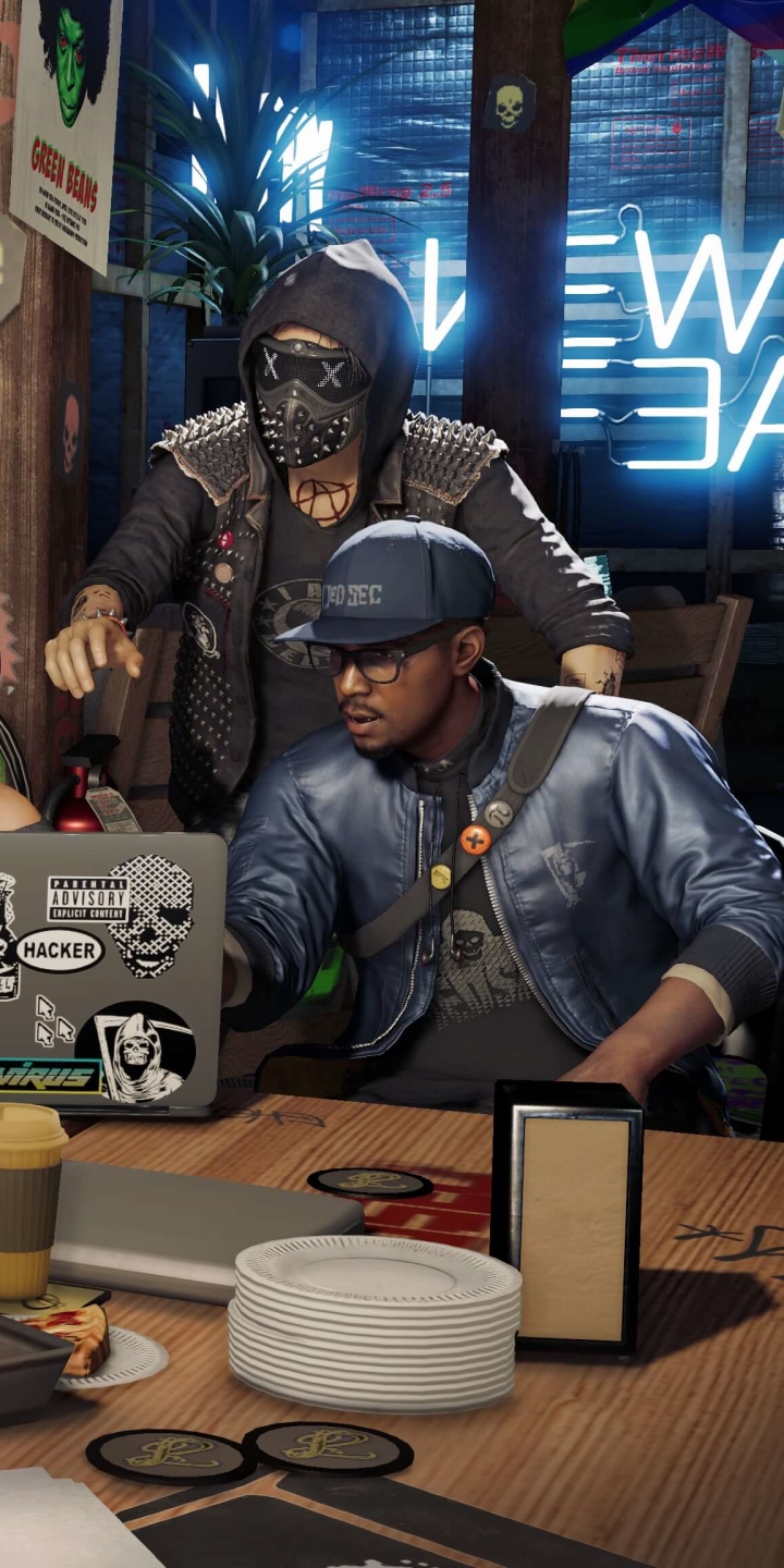 Watch Dogs 2 Wallpaper For Mobile - 720x1440 Wallpaper 