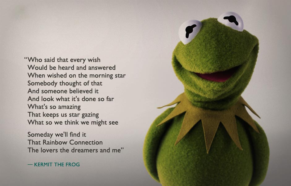 Kermit The Frog Motivational Inspirational Love Life - Kermit The Frog Poems - HD Wallpaper 