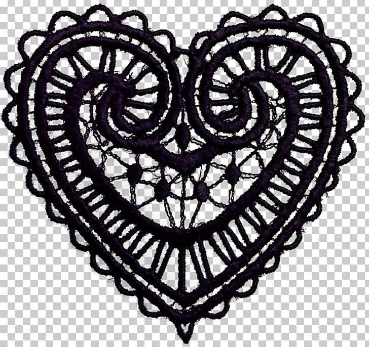 Heart Png, Clipart, Black And White, Circle, Desktop - Lace Heart Free Clipart - HD Wallpaper 